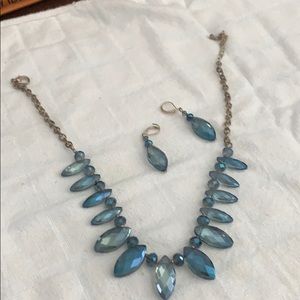 Necklace and earrings